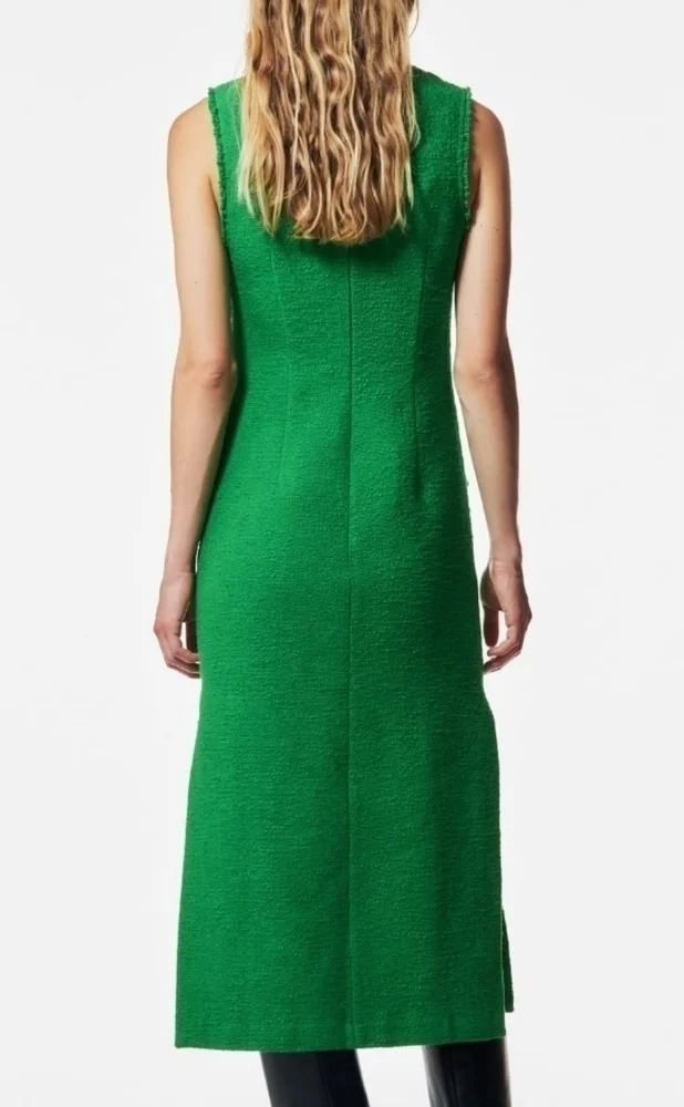 ZARA long textured weave dress - Picture 3 of 15